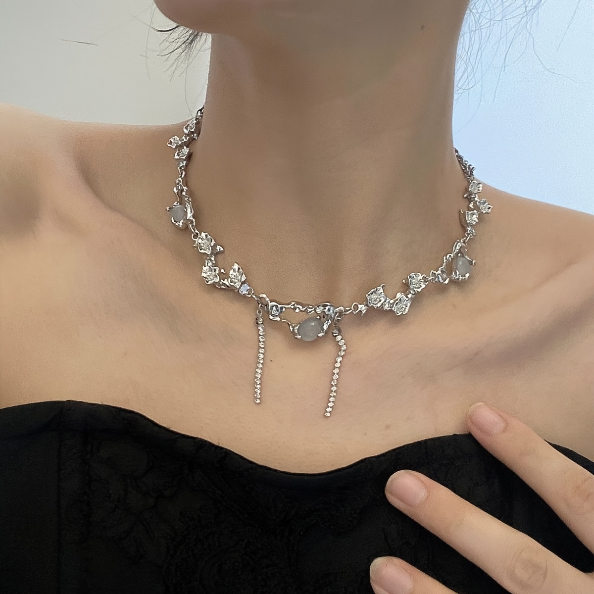 Women's Wing Necklace Heart Pendant